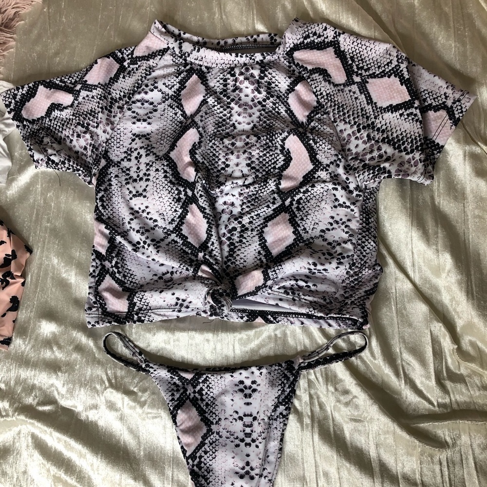 2 Piece Snakeskin Bathing suit